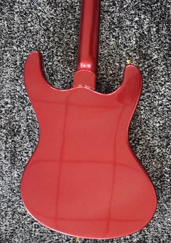 Weifang Rebon 6 Seqüência De Arco Vermelho Metálico Guitarra Elétrica