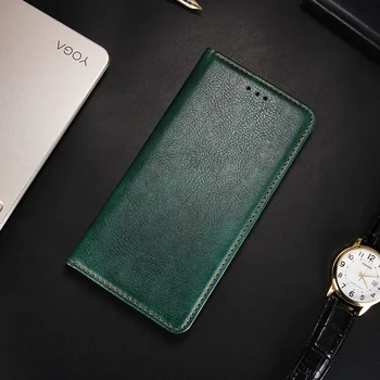 De luxo, capa Para Honra 9S negócios capa de couro Para o Huawei Honor 9s caso de saco stand coque Titular caso macio