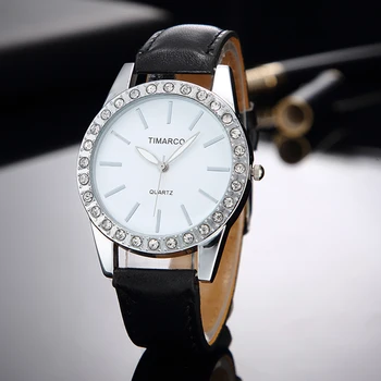 Mulheres Relógios de 2020, A Nova moda de pedra de Strass de Relógios Pulseira de Couro cor-de-Rosa Bonito Mostrador Prata Casual Relógio reloj mujer