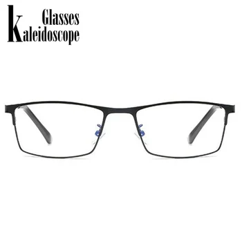 Caleidoscópio Óculos Homens Bussiness Óculos de Armação Azul Filtro de Luz Computador Óculos Anti Radiação Óculos de armações de óculos