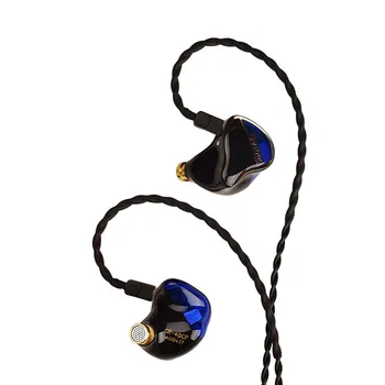 Raptgo GR-40CP 4BA Knowles Armaduras Equilibradas Artesanal Aparelhagem hi-fi In-ear Fone de ouvido com 3 Vias do Crossover, Destacável 2 pinos de 0,78 mm OFC Cab