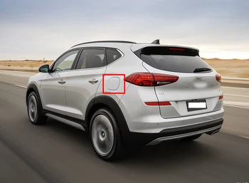 Para Hyundai Tucson-2020 Acessórios do Carro ABS Cromado de combustível tampão do depósito para cobrir carro-estilo guarnição de óleo combustível tampa de proteção