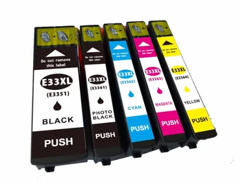 6PK 33XL cartucho de tinta Compatível para XP530 XP630 XP830 XP635 XP540 XP640 XP645 xp900 T3351.T3361-T3364 para a Europa impressora