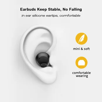 TWS Fone de ouvido Bluetooth Para Xiaomi Redmi nota 7 Xiaomi mi 9 Fones de ouvido sem Fio Para Huawei p30 pro iPhone 7 X 8 Fone de ouvido Bluetooth