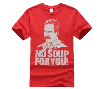 Seinfeld Sopa Não há Sopa Para Você Cinza de Carvão vegetal t-shirt