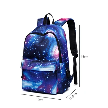 Aosbos Multicolor Mochila Star Universe o Espaço de Impressão Mochilas para Adolescente 2019 Homens Mulheres Céu Estrelado Imprimir Escola Bag Pack