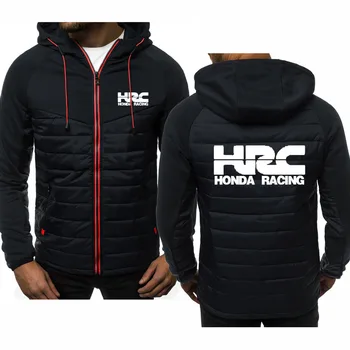 Hoodies Homens HRC Logotipo do Carro de Impressão Primavera, Outono Casual Moletom de Manga Longa Mens zipper Jaqueta em Moletom Homem de Casaco com carapuço