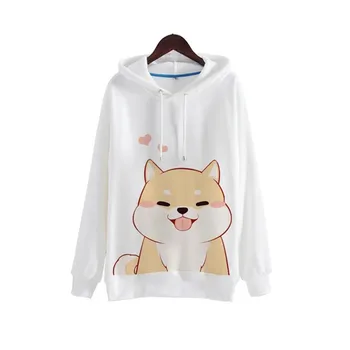 JAYCOSIN Moda feminina camiseta Casual Mulher Manga comprida Casaco Pullover Solta animal print hoodies mulheres camisolas