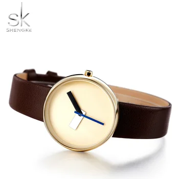 Shengke melhores marcas de relógios de Luxo, Mulheres Relógios Simples de Moda das Mulheres Relógios de Senhoras relógio Relógio Relógio Feminino Reloj Mujer