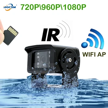 HQCAM de 720P, 960P 1080P Visão Noturna do IP do WIFI da Câmera exterior sem Fio Segurança Vigilância hotspot wi-Fi AP Impermeável de Autocarro da Câmara
