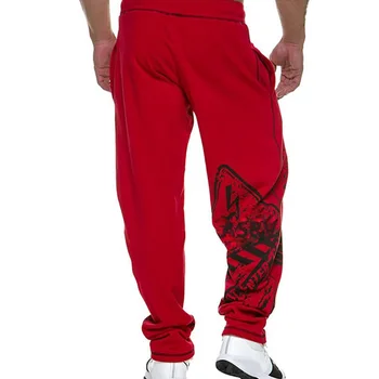 Calças de suor nova roupa masculina calça de Lazer agachamento Solta rua hip hop Moda carta tendência corredores de Fitness calças de suor