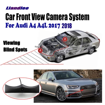 Carro da Frente da Câmera com Visualização Para Audi A4 A4L B8 B9 2017 2018 Não Caber B5 B6 B7 HD da Câmera do CCD de Não Inverter a Câmara Traseira Acessórios