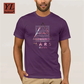 2020 Moda Verão Impresso Homens T-shirt Algodão, 30 Seconds To Mars na Moda Camisa De Mens Personalizar o Gráfico