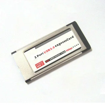 De alta-Velocidade 2 Porta Escondida Dentro USB 3.0 Usb3.0 para Expresscard de 34 mm Express Card Conversor Adaptador para Notebook Laptop