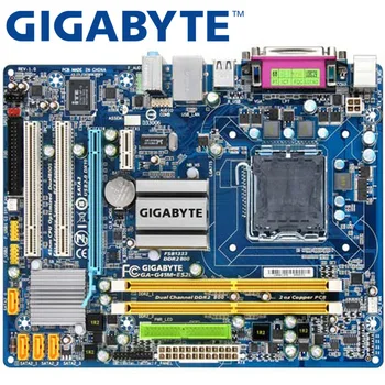 GIGABYTE GA-G41M-ES2L Desktop Motherboard G41 Socket LGA 775 Para Core 2 DDR2 de 8G Micro ATX Original Usado G41M-ES2L placa-mãe