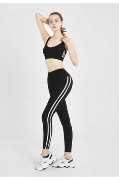 2020 Mulher Perfeita conjunto de yoga Fitness Esportes Ternos GINÁSIO Pano de Yoga Camisas Manga Longa de Cintura Alta Executando Calças de Treino de roupas