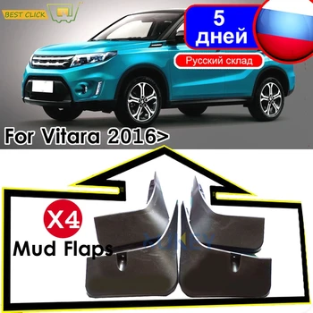 Carro Mud Flaps Para Suzuki Vitara / Edcudo 2016 2017 2018 2019 Mudflaps Resguardo Pára-Lamas Fender Frontal E Traseiro, Protetor De