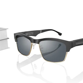 Zilead Bluetooth Smart Óculos de sol Polarizados sem Fio Estéreo de Música de Homens de Negócios de Óculos de Sol, Anti UV400 Óculos Óculos