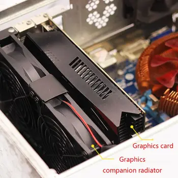 2021 Universal VGA Cooler Dual 80mm Placa Gráfica do Dissipador de calor, os Fãs GPU Radiador