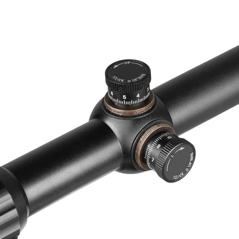 DIANA AOE 6-24X50 Âmbito Ajustável Verde Vermelha Ponto de Luz Tático Riflescope Retículo Óptico de Visão Rifle de Caça Escopos de Pistola de Ar