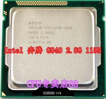 Para lntel G840 CPU Processador Dual-Core(2.8 Ghz /L2=2*256 KB/65W) Soquete LGA 1155 área de Trabalho (funcionando Frete Grátis)