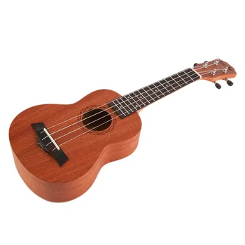 De 21 polegadas 15 Trastes Mogno Ukulele Soprano Guitarra Uke Sapele Rosewood 4 Cordas de Guitarra Havaiana para iniciantes ou jogadores Básico