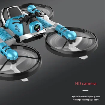 NOVO aparelho com câmera de 2,4 G Helicóptero de controle remoto deformação moto dobrável quatro aeronaves eixo rc Quadcopter brinquedo para criança