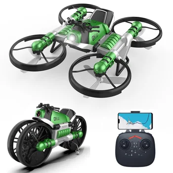 NOVO aparelho com câmera de 2,4 G Helicóptero de controle remoto deformação moto dobrável quatro aeronaves eixo rc Quadcopter brinquedo para criança