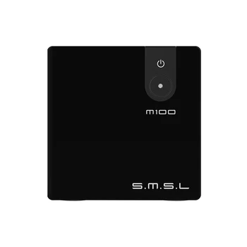 SMSL M100 MKII DAC de Áudio USB XMOS XCore200XU208 PCM768k/DSD512 Nativo DSD SABRE9018Q2C THD 0.0003% decodificador de Áudio