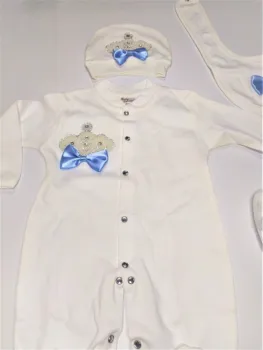A coroa de um Rei Roupas de Bebê recém-roupas com 6 Peças de Primeira walker Macacão Jardineira Cobertor do Bebê, de Cor Azul, Nova Moda de Inverno