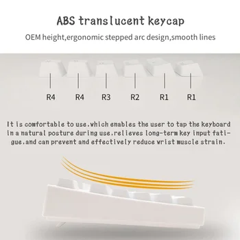 108pcs DIY Layout Abnt2 Keycaps Dobro do OEM Cor Injeção Mecânica Keybaord ABS Keycaps luz de fundo tecla cap Para a Cherry MX