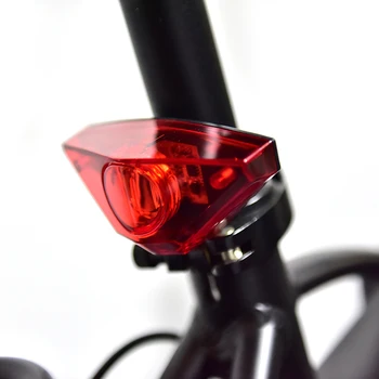 Elétrica Luz Traseira da Bicicleta E Bicicleta de Luz LED eBike Luz da Cauda Luz de Aviso