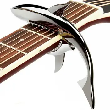 Tubarão Guitarra Capo Liga de Zinco Universal de troca Rápida Elétrico Clássico Acessórios de Guitarra Musical da Braçadeira Instrumento Para Acou B2H0