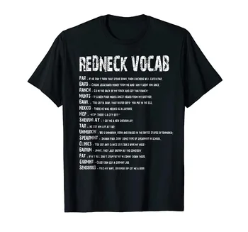 Redneck Vocab Sul De Vida Camisas Engraçado Rednecks 2019 Novo Chegar Mens Casual Manga Curta Homem Tees Camisetas Divertidas