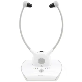 Artista APH100 aparelhos auditivos fone de ouvido sem Fio De 2,4 G hi-fi para assistir TV Idosos auxiliar de Audição Fone de ouvido com plug UE