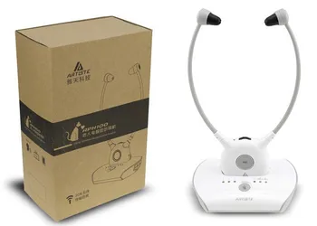 Artista APH100 aparelhos auditivos fone de ouvido sem Fio De 2,4 G hi-fi para assistir TV Idosos auxiliar de Audição Fone de ouvido com plug UE