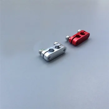 2PCS Gasolina Navio Modelo de Liga de Alumínio Carburador Clipe Vermelho/Prata em Miniatura Carburadores Agulha Grampo de Fixação para RC Peças do Barco