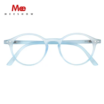 Meeshow Marca de Óculos de Leitura Mulheres Mens o' Retro glasse forma Transparente, Óculos Lesebrillen Europa Elegante leitores de Vidro