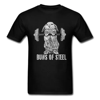 Pãezinhos de Aço de Peso Lontra Engraçado Camiseta Preta de levantamento de peso Animal Novo em Algodão Puro, Tops, T-Shirt de Algodão de Fitness Musculação