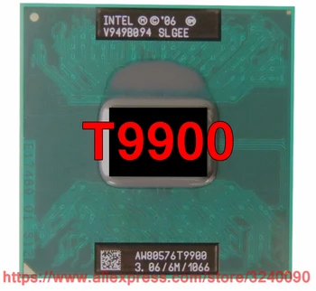 Original lntel Core 2 Duo T9900 CPU (6M Cache, 3.06 GHz, 1066 MHz FSB , Dual-Core) Laptop processador frete grátis