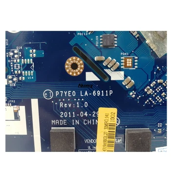 7750G motherbaord Para Acer aspire laptop placa-mãe 7750 7750G MBRN802001 P7YE0 LA-6911P 3AMFG HM65 original testado