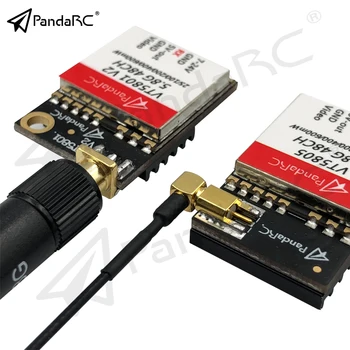 PandaRC VT5801 v2 VT5805 FPV Transmissor de Vídeo De 5,8 G 48CH 25/100/200/400/600mW Comutável ajustável de OSD SMA MMCX VTX