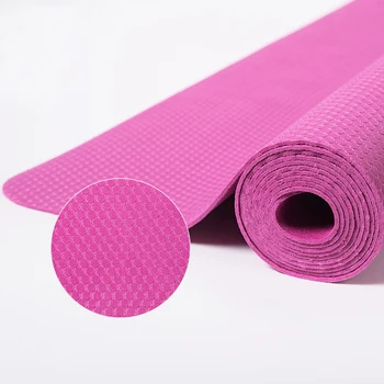 Tapete de Yoga Borracha Natural de Três peças Ultra-fino e Dobrável antiderrapante Treino Portátil Cobertor de Viagem Pad Pilates 183*61* 0.15 cm