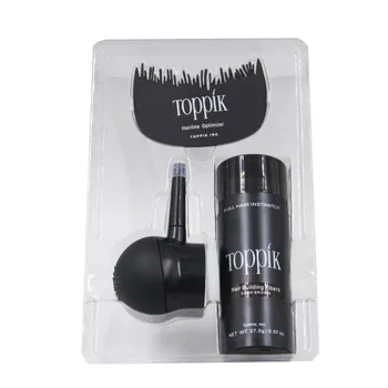 Conjunto de Toppik Hair Construção de Fibras de 9 Cores de Cabelo o Cabelo Cheio Instantaneamente Fibras Capilares da fibra segurar spray em pó para tratamento de cabelo