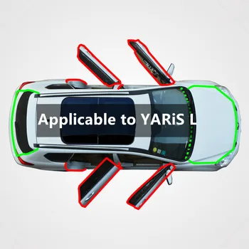 A adaptação para a Toyota YARiS L para deslumbrar poeira feng shui colisão de isolamento de som mais modificado de borracha fita de vedação