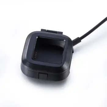 2 Em 1 carregador USB Cabo de Alimentação do Carregador Dock Cradle Cabo de Dados Para o Fitbit Versa Smart Watch Adaptador de Carregamento Acessórios