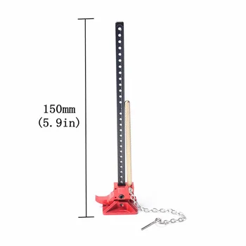 Durável RC Rock Crawler Slideable Metal Jack Ferramenta para Axial SCX10 TRX-4 TAMIYA CC01 RC4WD D90 D110 TF2 1:10 Acessórios