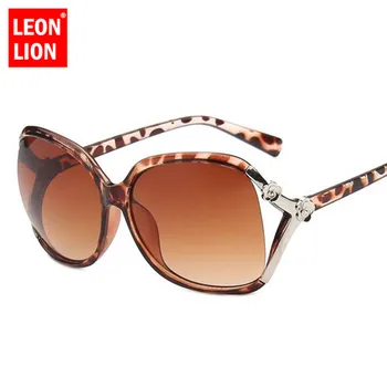 LeonLion 2021 Gradiente Lente de Óculos de sol das Mulheres da Marca do Designer de Condução de Compras Festa de Viagens, óculos UV400 Oculos De Sol Feminino