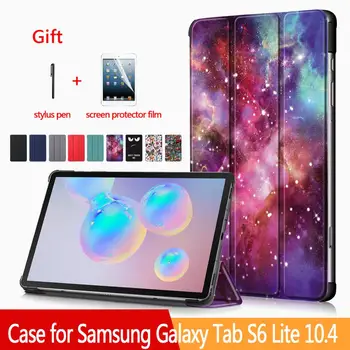 Para Samsung Galaxy Tab S6 Lite 10.4 Caso Funda Magnético Tampa do Suporte para Samsung Tablet S6 Lite Caso SM-P610 SM-P615 Caso de Tablet