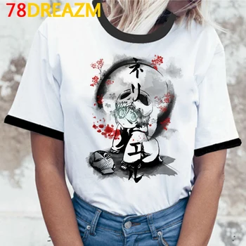 Bleach Ichigo Death Note top de verão de roupas femininas ulzzang harajuku streetwear de impressão branco t-shirt camiseta